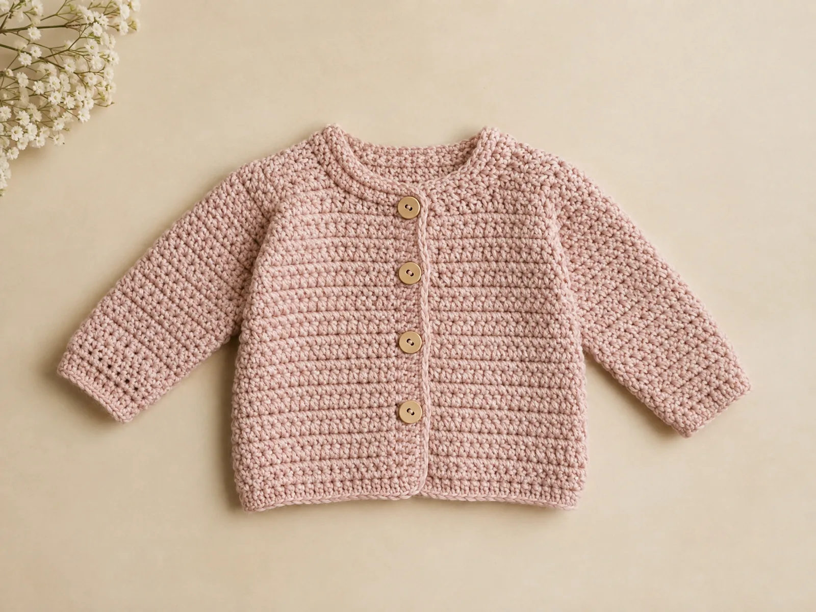 crochet baby cardigan pattern