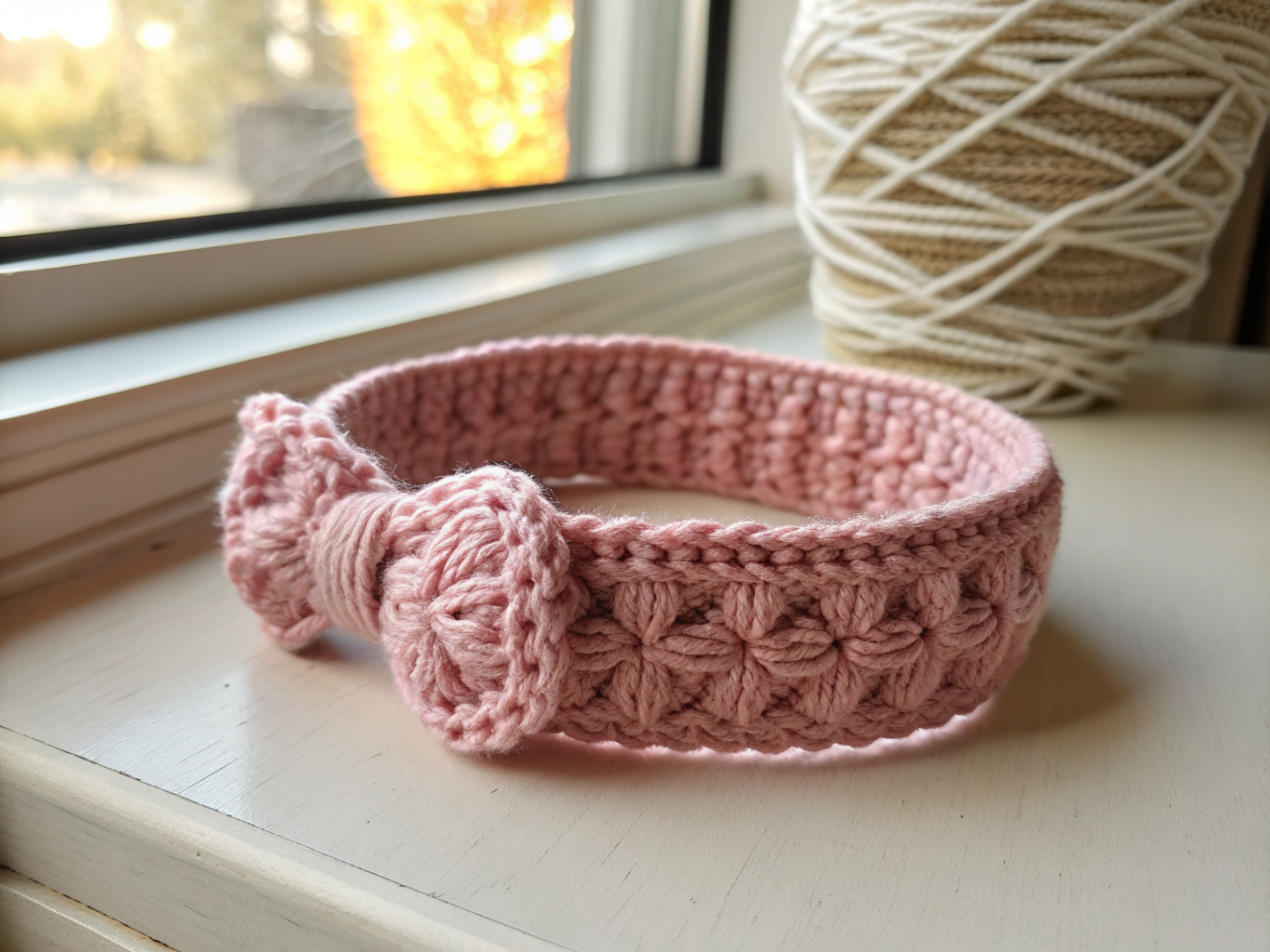 crochet baby headband pattern