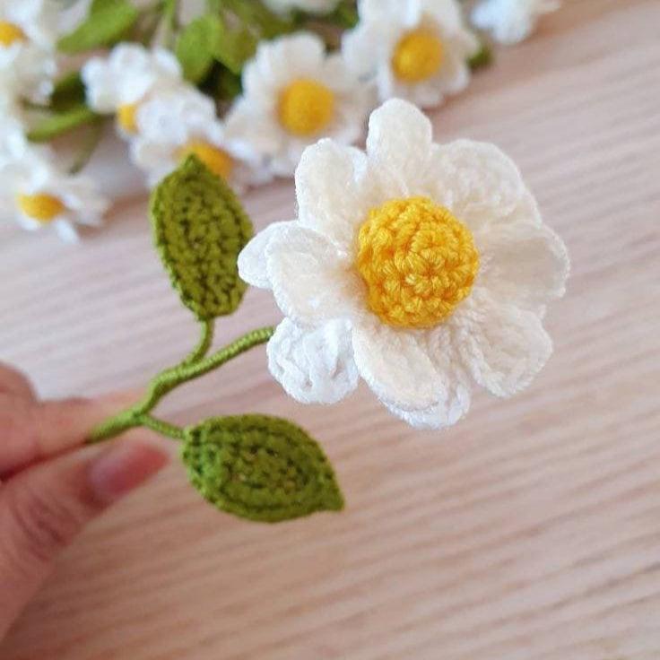 crochet daisy pattern