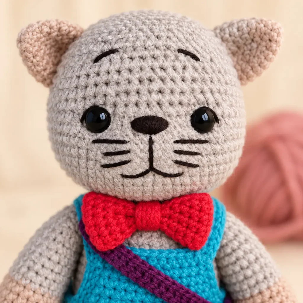 crochet cat amigurumi pattern