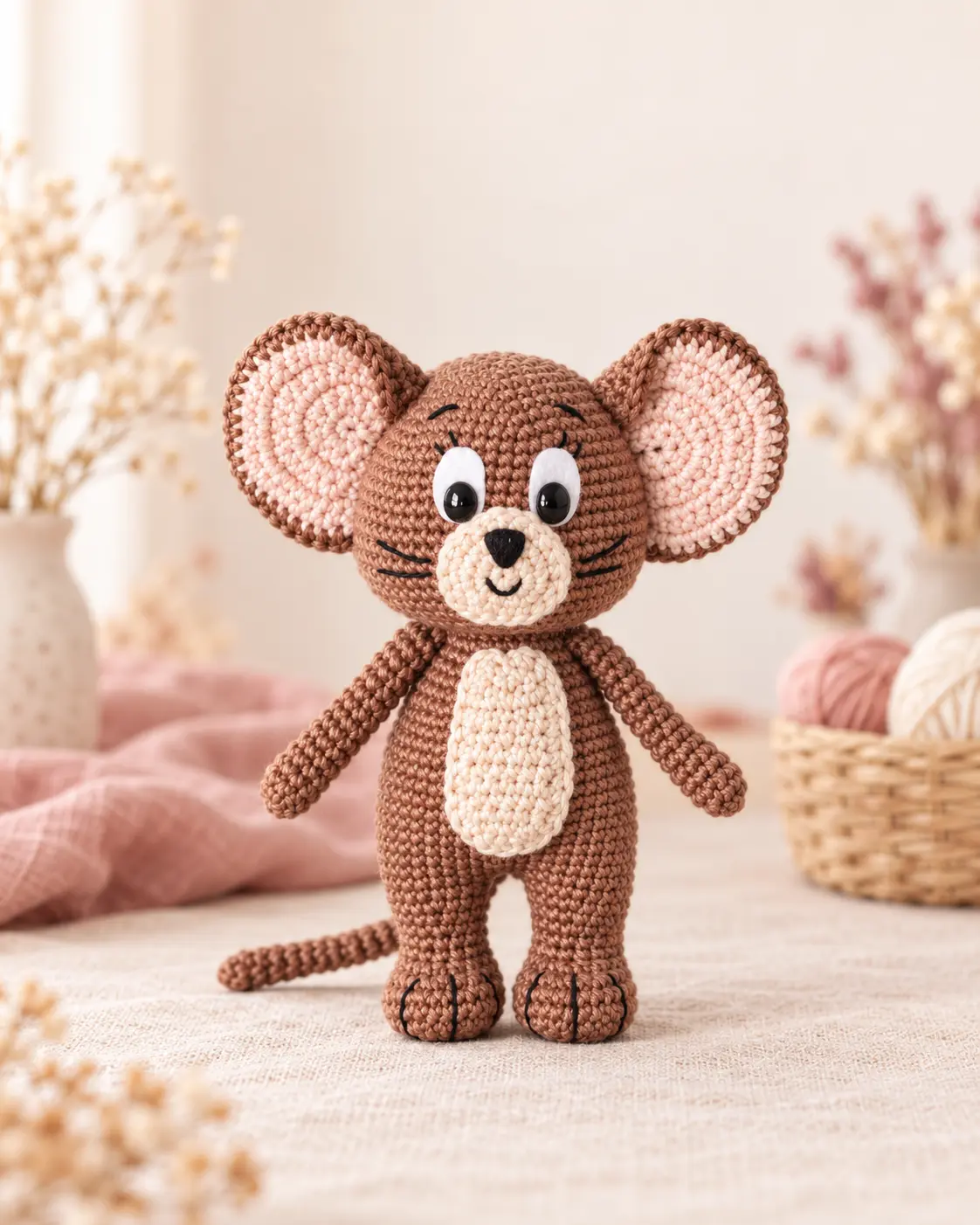 Free Crochet Mouse Pattern: Make a Little Brown Mouse Amigurumi