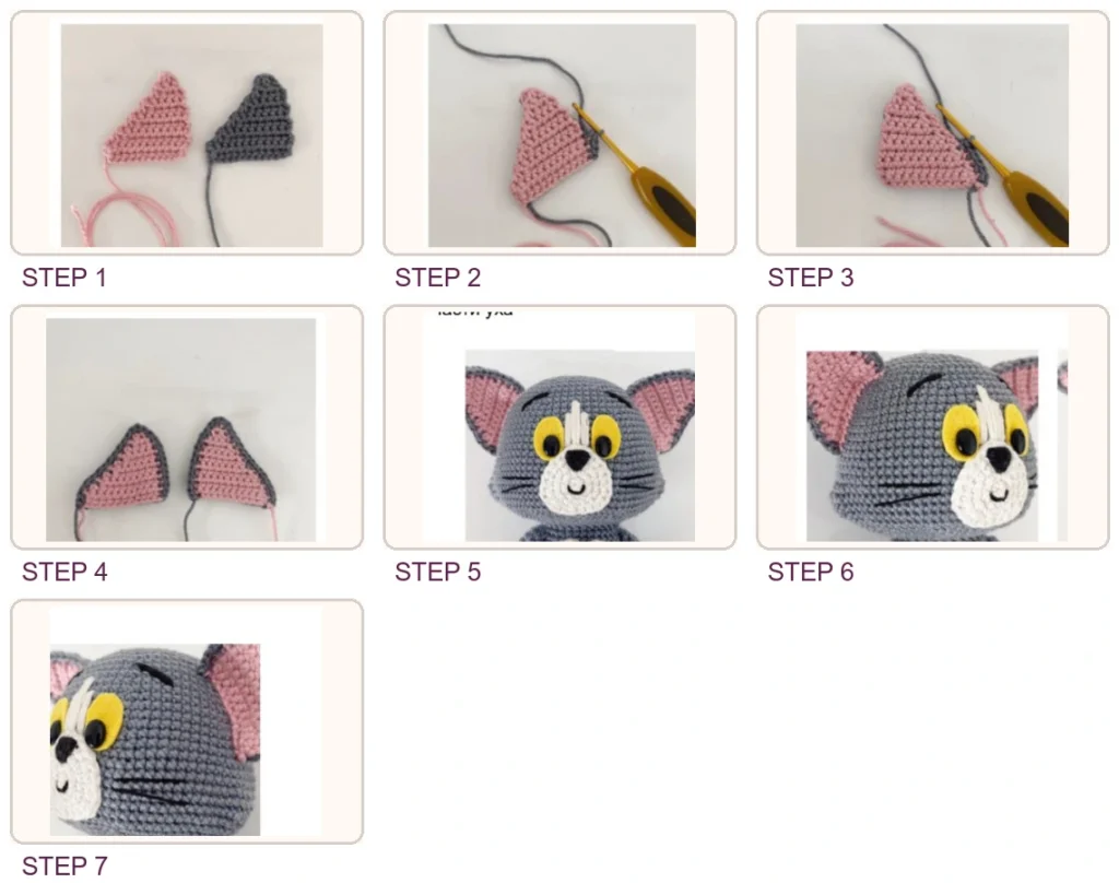 free crochet cat pattern