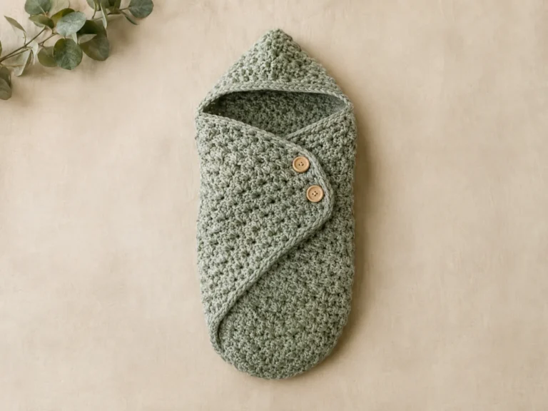 crochet baby cocoon pattern