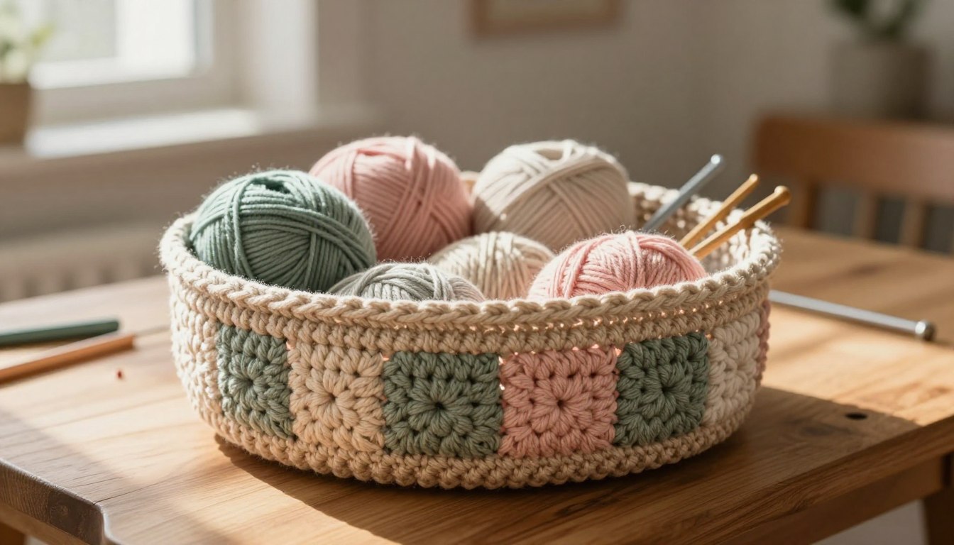 crochet basket pattern