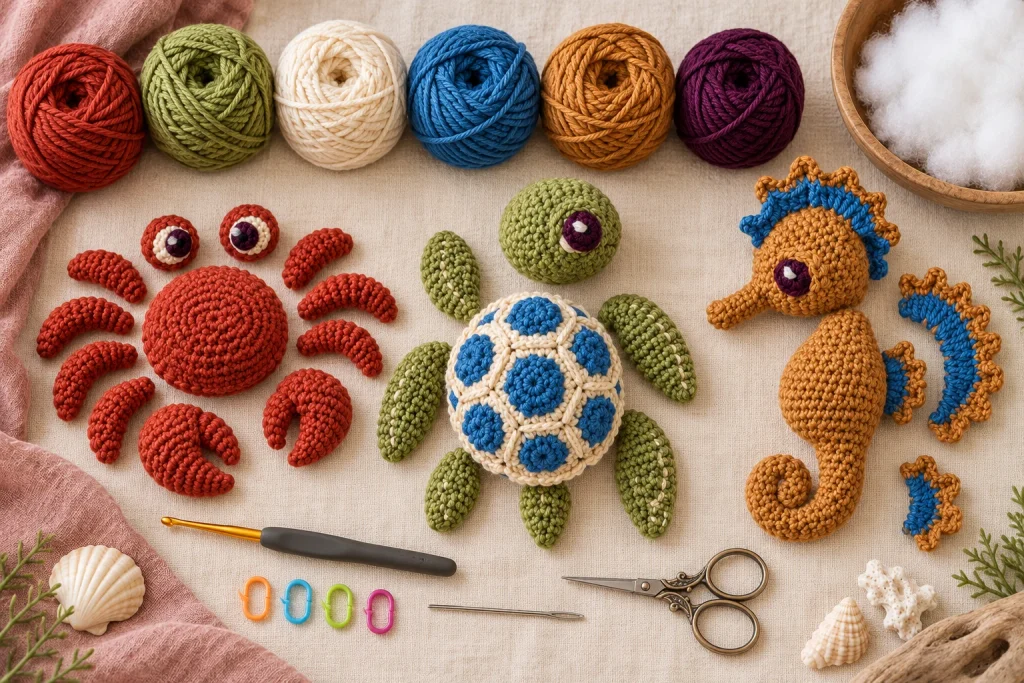 under the sea crochet patterns